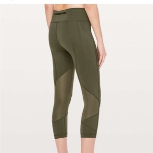Lululemon Pace Rival Crop *Full-On Luxtreme 22"
Dark Olive